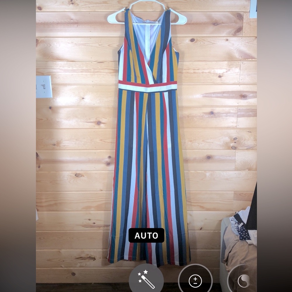 Multicolor Striped Jumpsuit